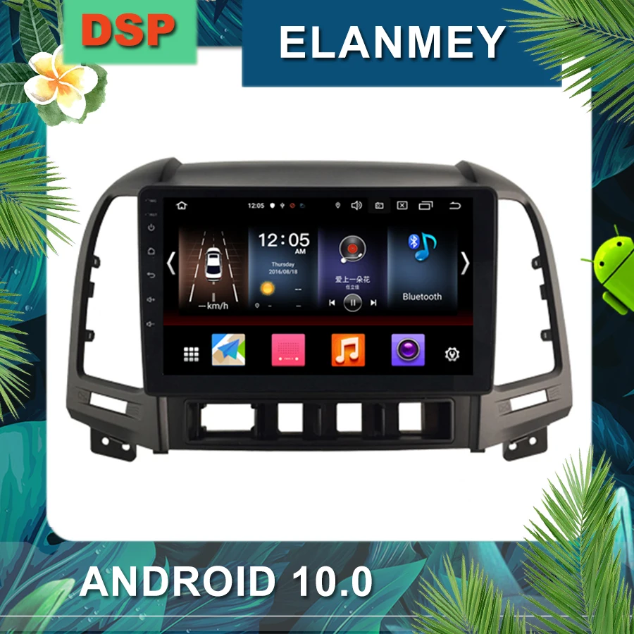 Новейшая Автомагнитола Android 10 0 для HYUNDAI IX45 Santa fe 2016 Автомобильная Мультимедийная