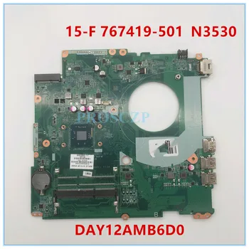 

For 15-F Laptop motherboard 767419-501 767419-001 767491-601 DAY12AMB6D0 With SR1W2 N2830 CPU HM76 DDR3 100% working well