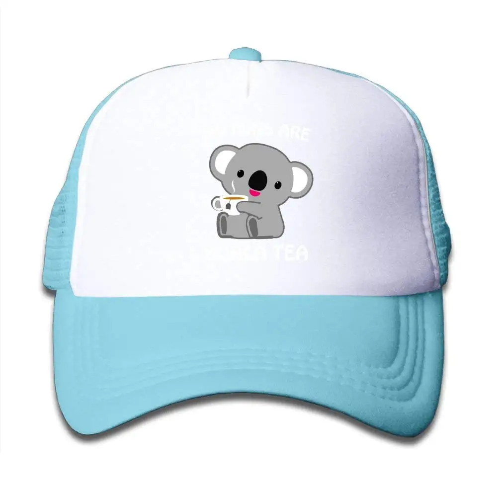 TSDFCMesh бейсболки Snapback шляпа коала медведь чай мальчик-девочки, SkyBlue, один размер