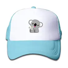 TSDFCMesh бейсболки Snapback шляпа коала медведь чай мальчик-девочки, SkyBlue, один размер