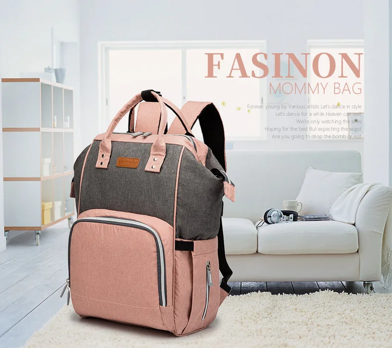 Mommy Maternity Nappy BagTravel Backpack Nursing Bag for Baby Care  Women's Fashion Travel Bag  Large Capacity Nappy Bag Fashion
