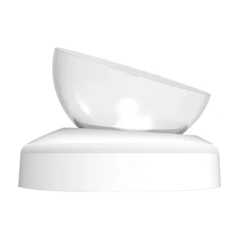 

Multi-use Easy Clean Raised Home Tilted Transparent With Stand Food Water Feeder Neck Protection 20 Degree Adjustable Cat Bowl