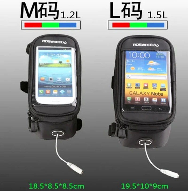 Hot Sale Waterproof Cycling Frame Phone Touch Screen Pannier Bags Bicycle Handlebar Bag Bike Front Bag Mountain Bike Accessories