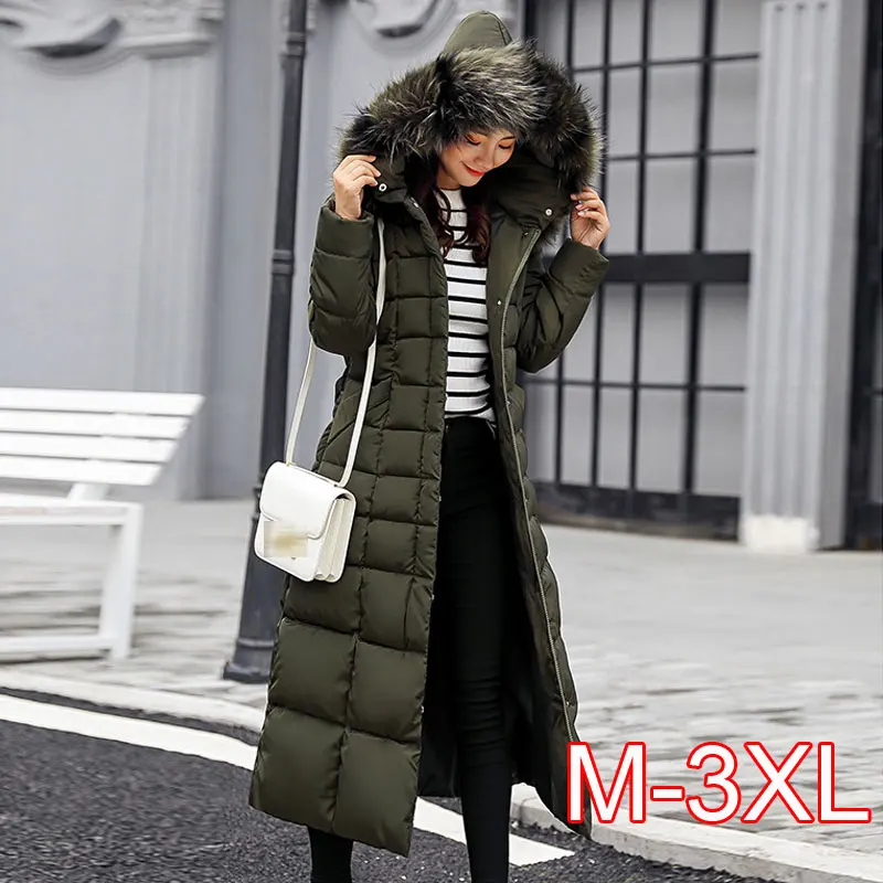 X-Long, Новое поступление, Модная приталенная женская зимняя куртка с хлопковой подкладкой, теплое плотное Женское пальто, длинное пальто, парка, женские куртки