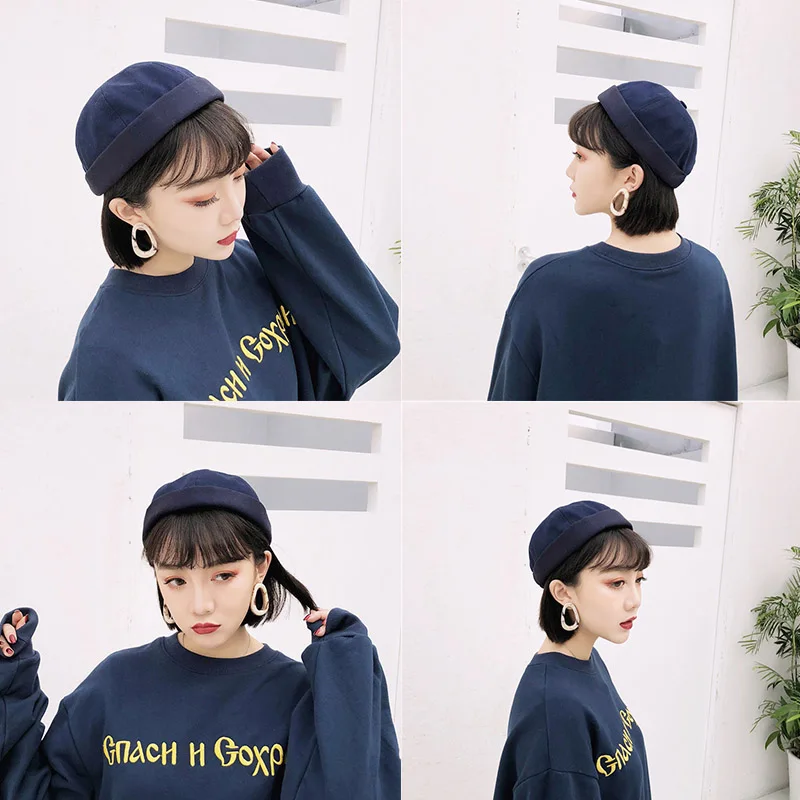 Women Concise French Retro Solid Berets Fashion Accessory Lady Gifts Cotton Causal Painter Hat