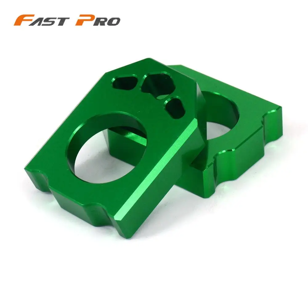 Мотоцикл с ЧПУ сзади цепи регулятор осевой блок для KAWASAKI KX125 250 2003-08 KX250F 2004- KX450F 2006- KLX450R 2008
