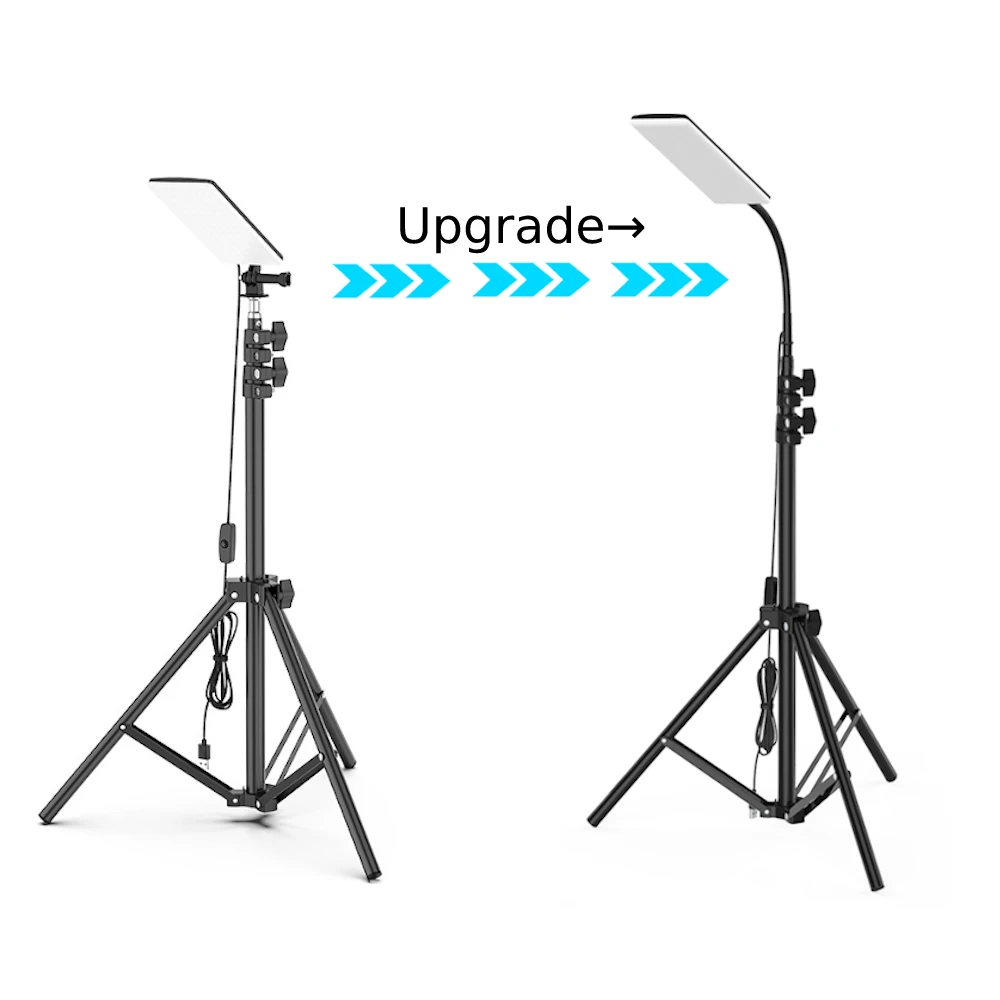 Upgraded XANES 84*LEDs Stand Light with 1.8m Tripod Adjustable Height Outdoor Camping Lantern Working Photography Fill Light quality flashlights