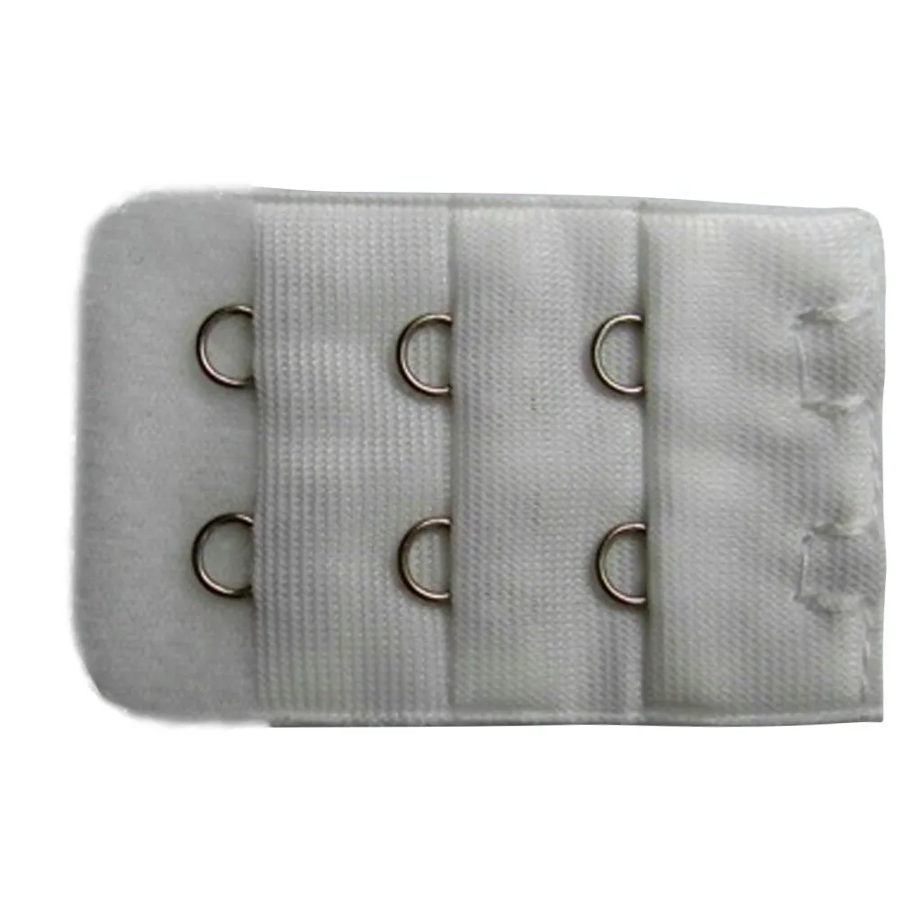 Gray Hot Women extender Lengthened Bra Hook Ajustable Intimates Bra Extenders Strap 2 Row bra Buckle Bra Extension Belt#P3 - Цвет: Gray