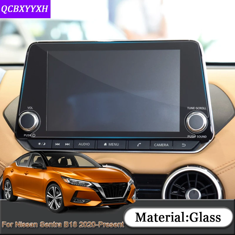 Для Nissan Sentra B18-настоящее время gps навигационный экран пленка приборная панель Стекло дисплей экран пленка климат контроль Аксессуары