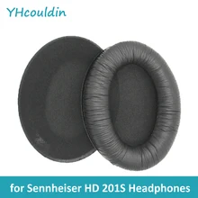 YHcouldin Ear Pads Suitable for Sennheiser HD 201S Over Ear Headphones HD201S Wired Headset Replacement Earpads Cover Black