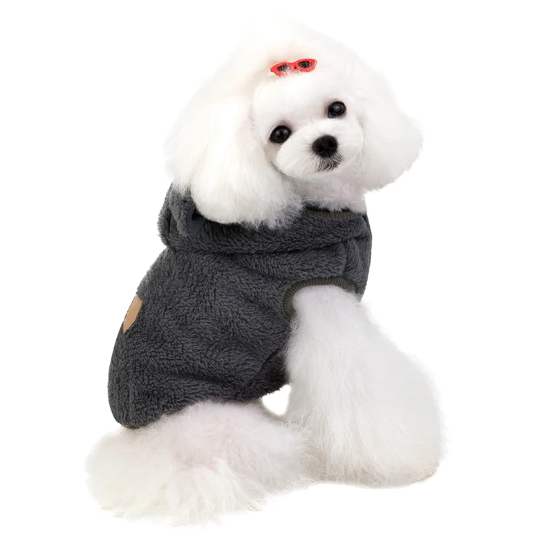 Домашнее животное осень зима утолщение бархат костюм пальто костюм для йоркширских терьеров и чихуа-Хуа Одежда для собак маленький щенок пальто