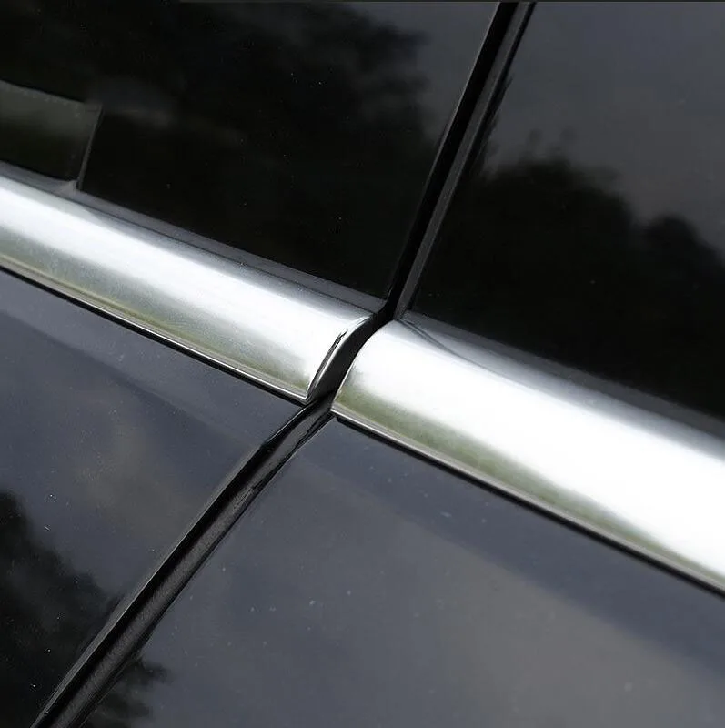 Car modification Car accessories Stainless Steel Window Strip Cover Trim For Volkswagen Passat