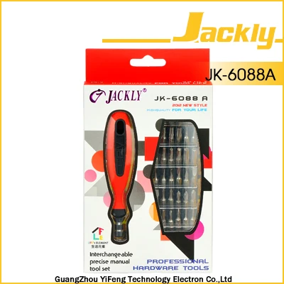 Многофункциональный JACKLY JK-6088 отвертка набор Профессиональные ручные инструменты набор для мобильного телефона компьютер электронная модель DIY ремонт
