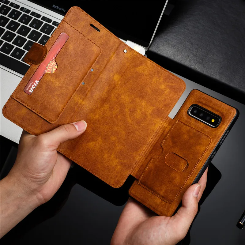 

Luxury Leather Phone Case For Samsung Galaxy A50 S8 S9 S10 Plus S7 Edge J3 J5 J7 2016 A5 2017 J2 Pro J4 J6 J8 A7 2018 Case Cover