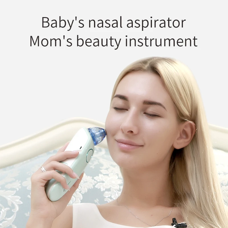 photo How To Clean Newborn Nose 2 in 1 baby electric nasal aspirator multifunction 7 levels of suction newborn nose cleaner adult beauty meter baby care clean