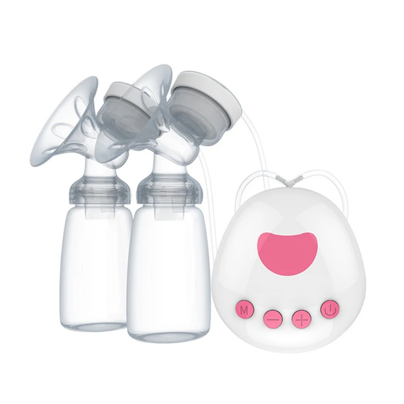 Real Bubee Bilateral Electric Breast Pump pump Milking machine High suction automatic massage | Мать и ребенок