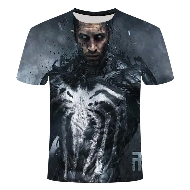 TX159 New Men/women T Shirts Venom Compression Shirt 3D Printed Summer Short Sleeve avenger sweatshirt gym hiphop large size 6XL - Цвет: TX159