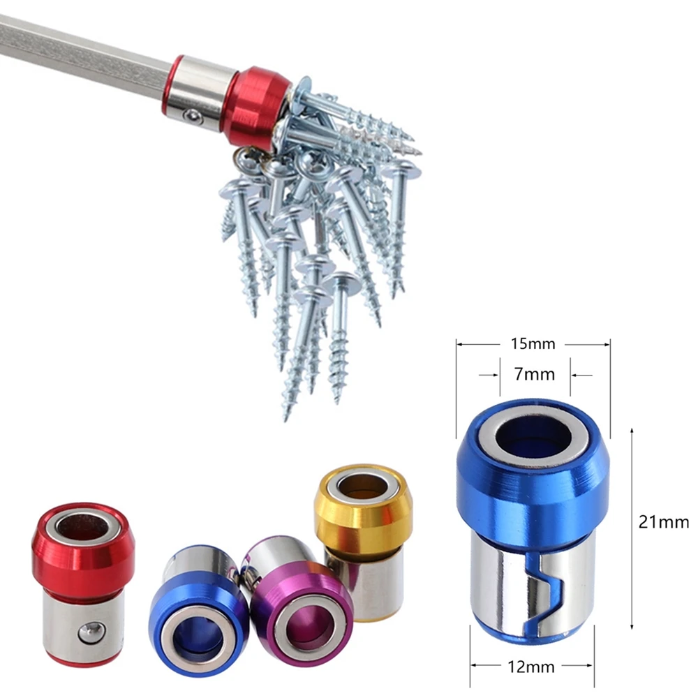 Universal Magnetic Ring Screwdriver Bit with Anti-Corrosion and Strong Magnetizer