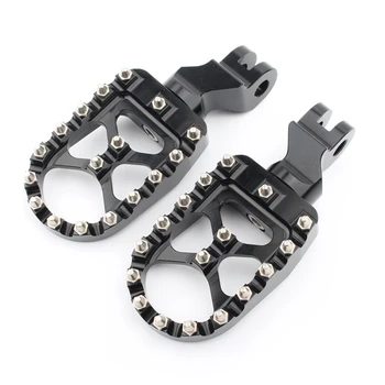 

Motorcycle Front Rider Wide Pedals Footpegs Footrests for Triumph Bonneville T100 T900 2001-2015