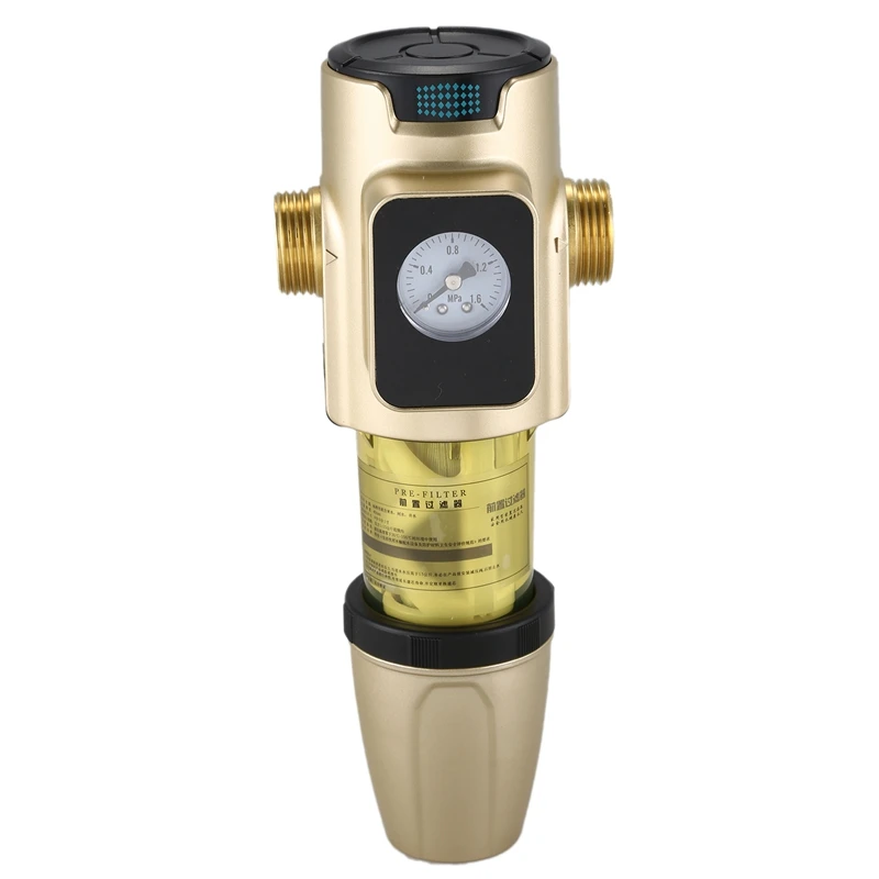 

1 Inch to 3/4 Inch Pre-Filter Large Flow Central Water Purification Pipe Filter Protection Water Purifier