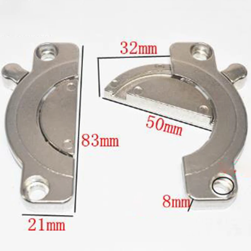 

2pcs Desk Dinning Table Top Furniture Bench Panel Connectors Latch Zinc Alloy