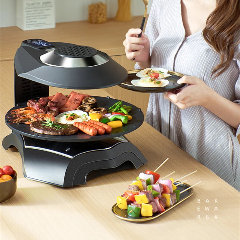 Jrm0333 Royalflame Household Electric Bbq Baking Pan Barbecue Grill