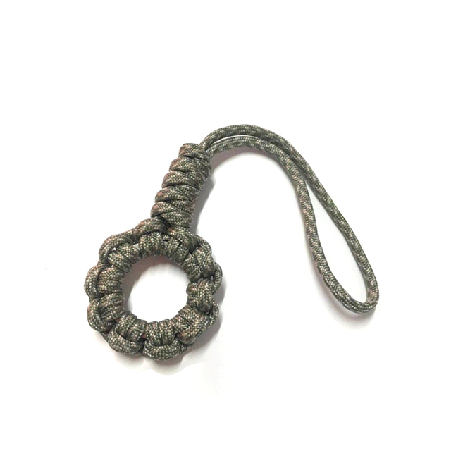 Multifunction 7-core Umbrella Rope Weaving Keychain Lanyard paracord Rope Knitting  Anti-lost ring buckle Car Keyring