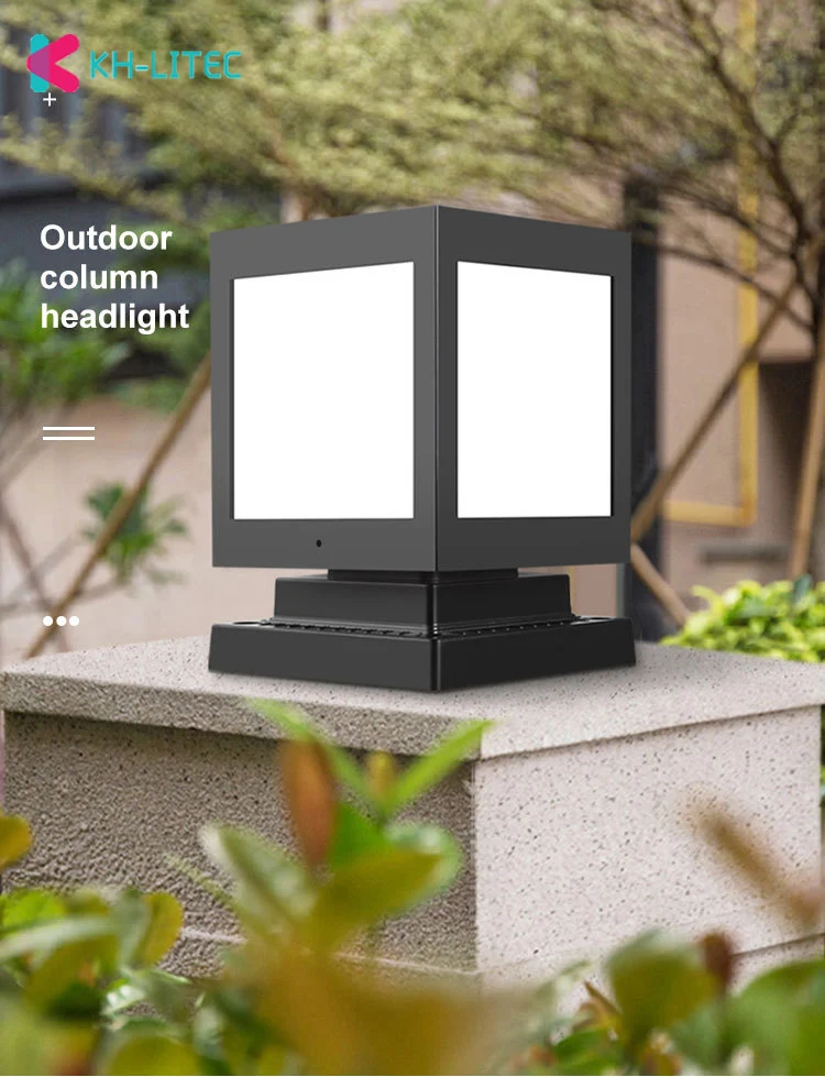 Solar-Post-Lamp-Outdoor-IP65-Waterproof-Column-head-light-For-Garden-wall-lamp-garden-Post-Deck-Cap-Column-Fence-Landscape-Lamp（5）