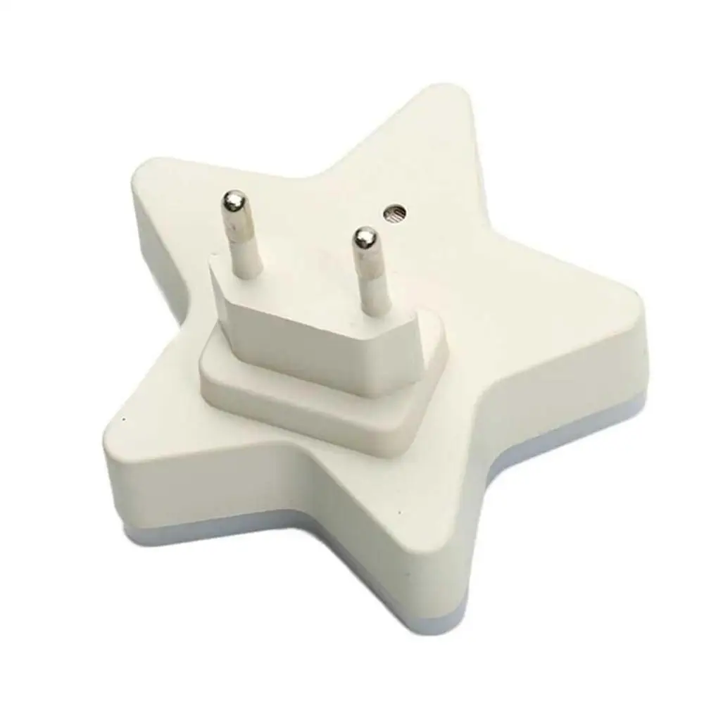 Светодиодный ночник 1 упаковка управление световым датчиком мини звезды Ночной