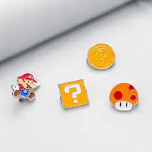 Европа и Америка через границу Горячая супер Марио игра моделирование Мода брошь Супер Марио AliExpress поставки товаров