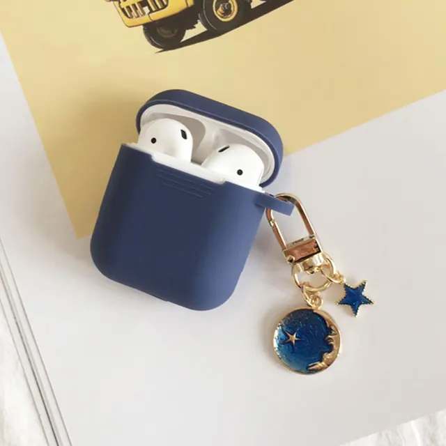 Cosmic Astronaut Spaceman Silicone Case for Apple AirPods 1 2 Case with Keychain Wireless Earphone Case Accessories Cover Box NEW 3
