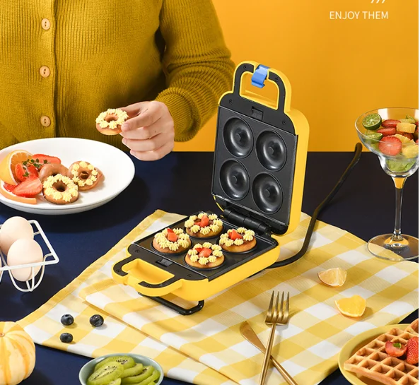 Multi-function constant temperature double side heating household light breakfast machine J03
