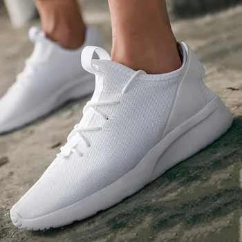 

Men's Large Size Lightweight Casual Shoes White 47 Outdoor Sports Running Fashion Trend Comfortable Breathable Summer 2020 New