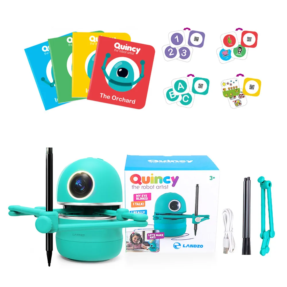 Vente Quincy Robot Dessin Artiste Maths Orthographe Apprentissage