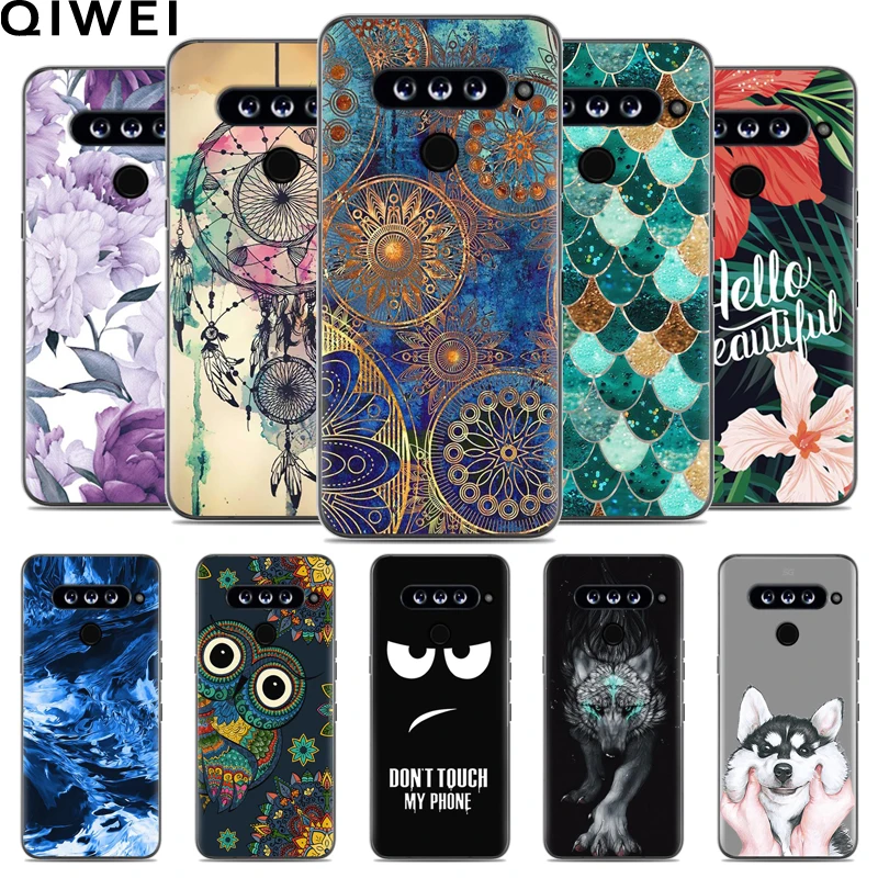 

For LG G8s ThinQ Case 6.2'' Cute Painted Soft TPU Back Cases Fundas For LG G8S ThinQ G8 S G 8S Silicone Phone Cover For G8 ThinQ