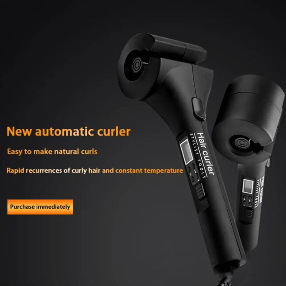 Ручной автоматический паровой инструмент для волос с турмалиновыми керамическими панелями высокоскоростная система нагрева ЖК-дисплей машина для укладки волос