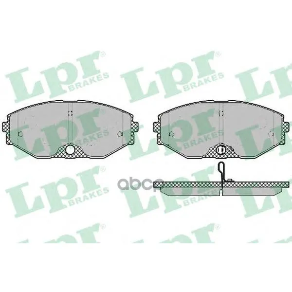 Колодки Тормозные Nissan Maxima Qx(A33) 2.0-3.0 00- Передние Lpr 05p1357 Lpr арт. 05P1357
