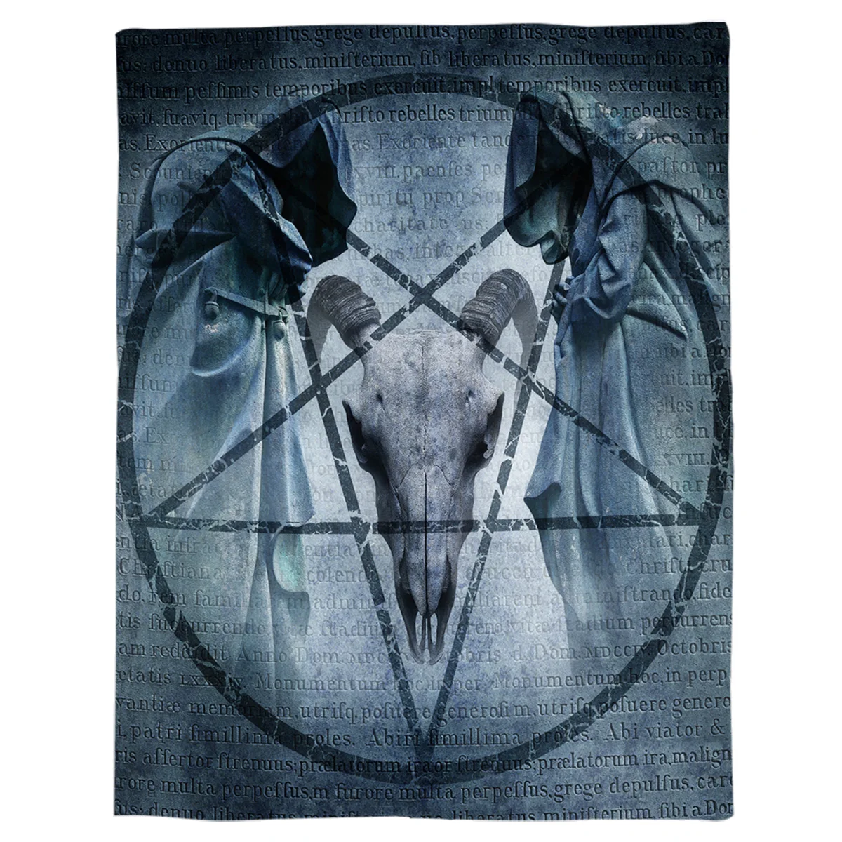 Мягкое теплое Коралловое Флисовое одеяло Baphomet, овечья шерсть, злой зимний лист, покрывало, Диванный светильник, тонкое фланелевое одеяло для механической стирки s