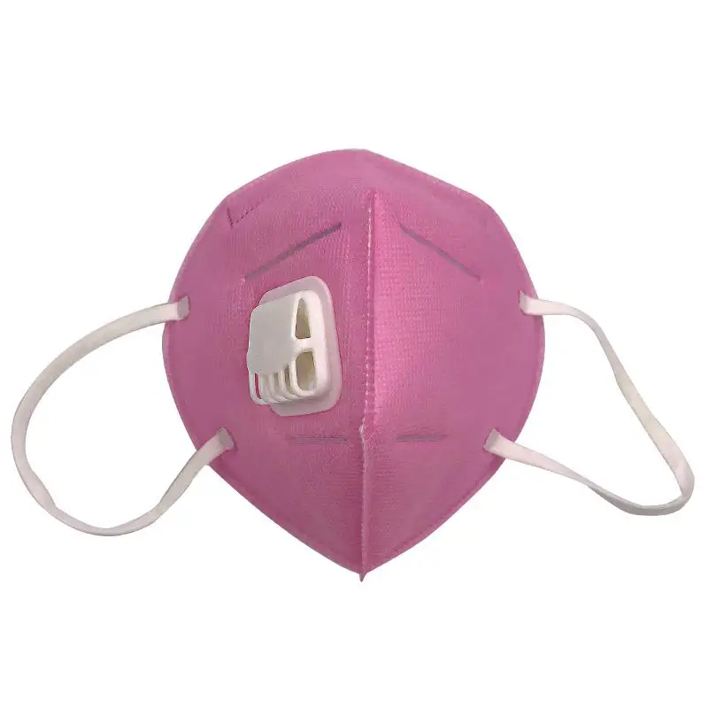 Pink with carbon Kuulee 2 шт одноразовая Высококачественная защитная маска для лица против загрязнений маска с воздушным фильтром дышащая Пылезащитная маска - Цвет: Pink with carbon
