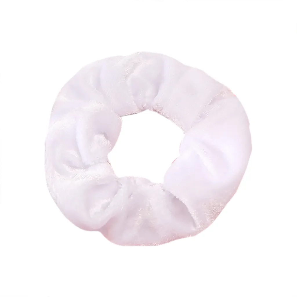 H 1 шт. Velluto Scrunchies Fasce Accessori Per Capelli Donne Ragazze Capelli Elastici Cravatta In Gomma anello corda per cape - Цвет: H