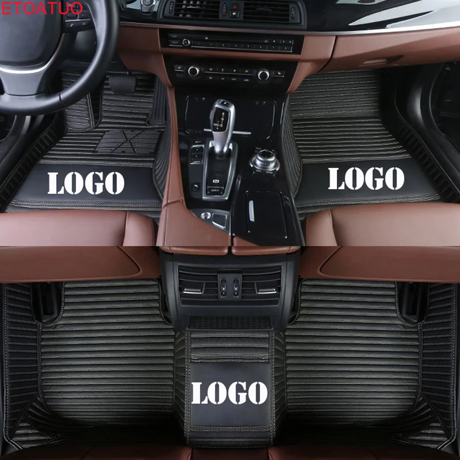 

ETOATUO custom logo car floor mats for Lexus All Models ES IS LS RX NX GX GTH GS LX car styling car accessories car mats car mat