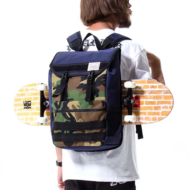 Skateboard Carrying Bag Waterproof Longboard Oxford Shoulder Backpack