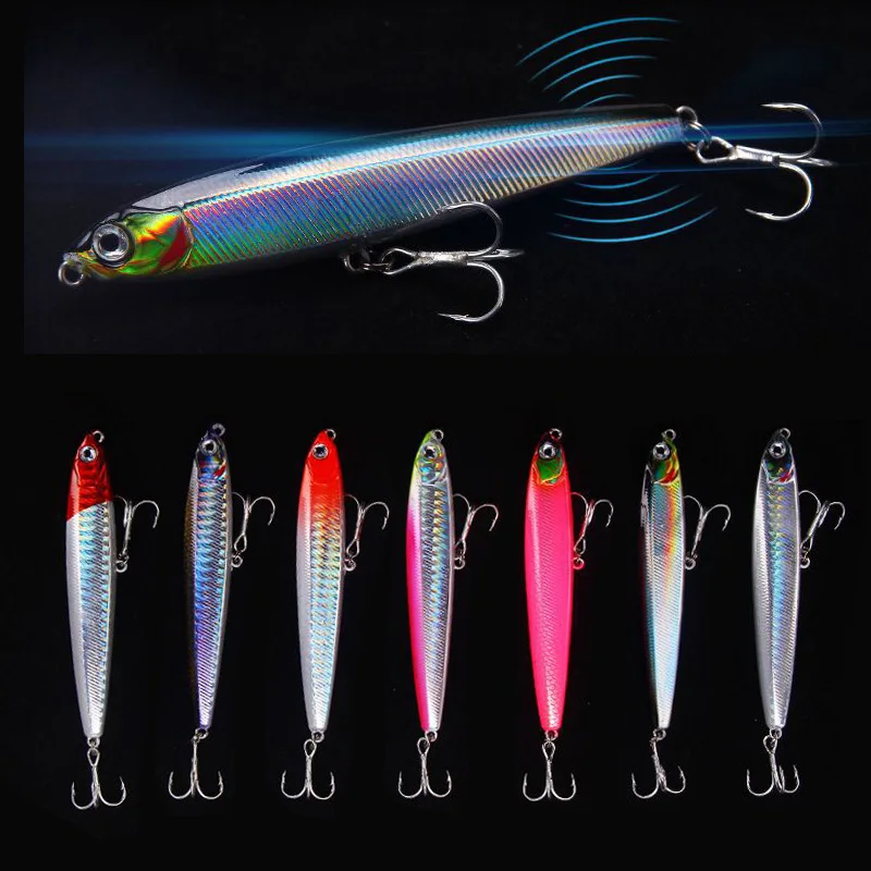 

10Pcs 10g 14g 18g 24g Minnow Pencil Fishing Lure Wobblers Hard Bait Artificial Bait Wobbler For Jigging Fishing Tackle