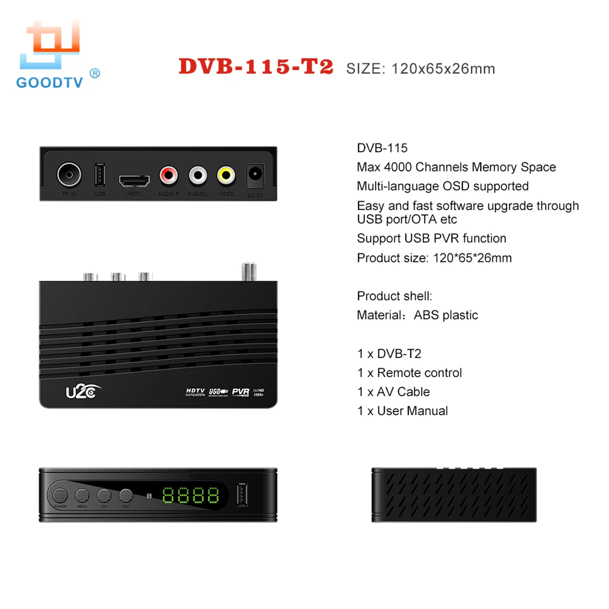 H.264 в Москву DVB-C Dvb T2 ТВ-тюнер USB цифровой ТВ-бокс DVB-T2 DVB C Бесплатный кабельный приемник спутниковый Dvbt2 Wifi