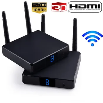 

200m/660 Feet 1080P Wireless Sender Receiver Extender Video Audio Transmitter HDMI Extender HD AV PC TV Box DVD Projector FHD686