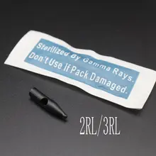 100 шт 2RL и 3RL Иглы тату перманентные иглы для макияжа колпачки для BioTouch Drangon/Mosaic/Merlin татуировки бровей губ машина