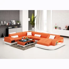 Современный диван для гостиной причудливый для гостиной мебель современный кожаный диван