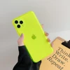 Neon Fluorescent Color Phone Cases For iphone 12 11 Pro Max 12 Mini X XR XS Max 6 6S 7 8 Plus SE 2022 Fully protected soft cover ► Photo 2/6