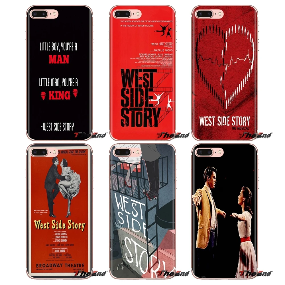 For Huawei Nova 2 3 2i 3i Y6 Y7 Y9 Prime Pro GR3 GR5 2017 2018 2019 Y5II Y6II Soft Cases Cover West Side Story 1961 Poster Movie |