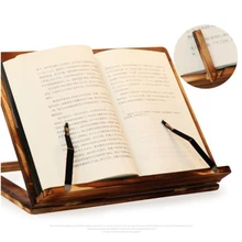 EINFACH-Faltbare Rezept Buch Stehen, Holz Rahmen Lesen Bücherregal, Tablet Pc Unterstützung Stehen
